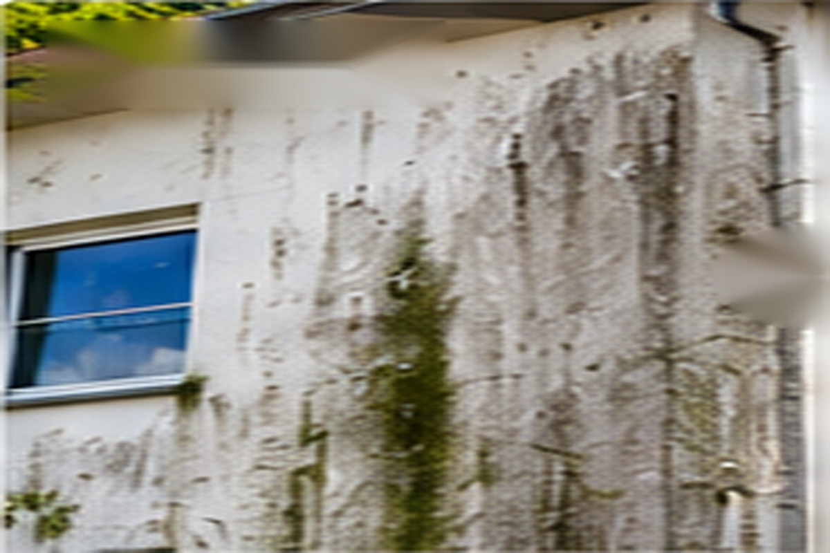 Vorher – Fassadenreinigung