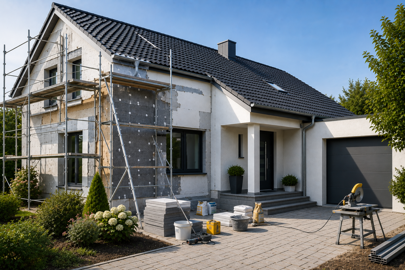 Sanierungsarbeiten durch Kronberg Gebäudereinigung